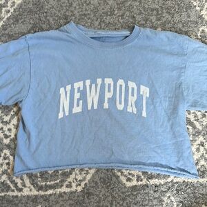 John Galt (brandy melville) Newport crop tee